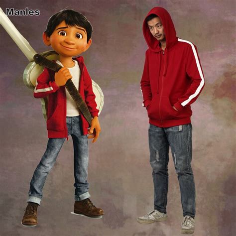 Buy Coco Miguel Rivera Cosplay Costume Red Hoodie