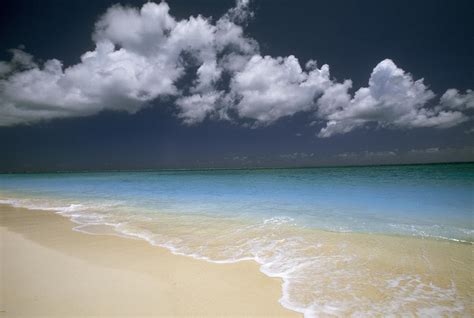 Beautiful Blue Water Beach Scene Photograph By Michael Melford