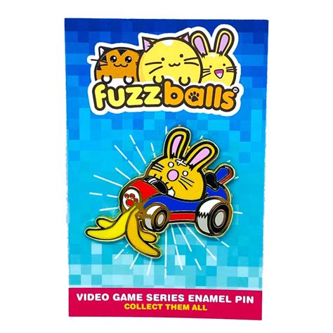 Fuzzkart Enamel Pin Fuzzballs