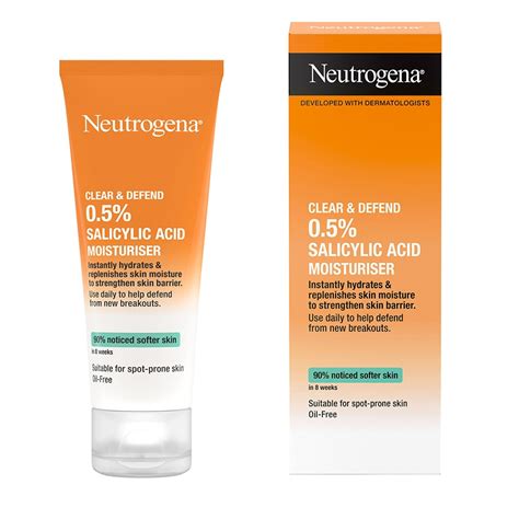 Neutrogena Clear Defend Salicylic Acid Moisturiser