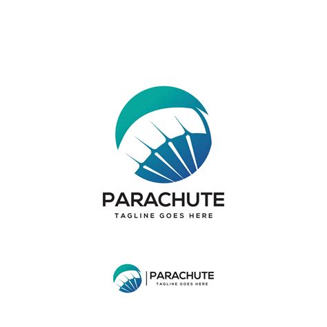 Parachute Logo Design Vector Icon Modifiable 3386296 Vector Art At Vecteezy