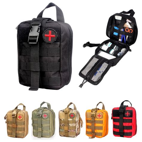 First Aid Kit Tactical Survival Kit Molle Rip Away Emt Pouch Bag Ifak