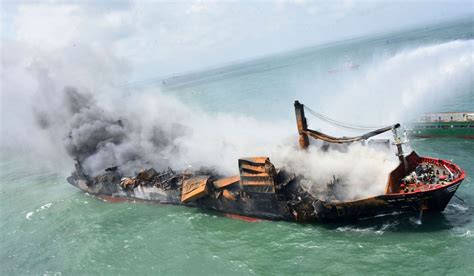 Data Recovered As Ship With Chemicals Sinking Off Sri Lanka