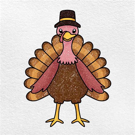 Thanksgiving Turkey Drawing Helloartsy