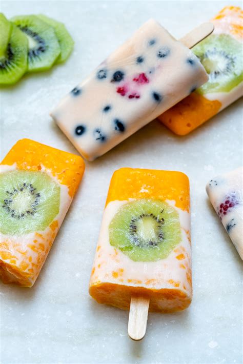 Real Frozen Yogurt Fruit Pops Make A Yummy Clean Eating Treat Clean Food Crush