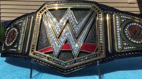 Wwe World Heavyweight Championship Replica Belt Restoned Releathered