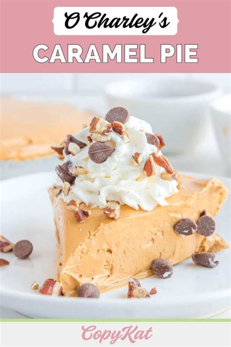 Ocharleys Caramel Pie Copykat Recipes