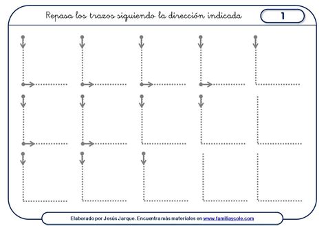 Fichas De Grafomotricidad Para Descargar Familia Y Cole