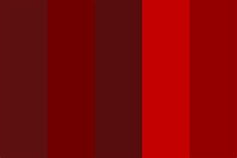 Dark Red Color Palette Dark Brown Hairs