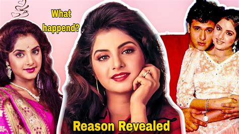 What Happend To Divya Bharti 90 People Dont Know This Thing About Divya Bharti Youtube