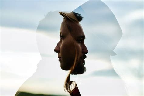 Double Exposure Of A Man And Woman Double Exposure Photo Poses Image