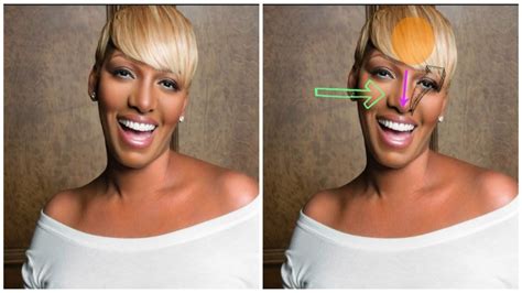 How to contour & highlight nose with makeup; How to Contour a Wide Nose Nene Leakes & Tree of Life Techniques - YouTube