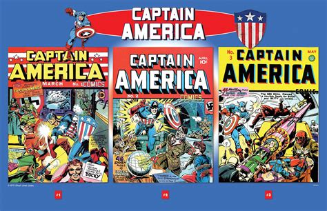 Captain America Poster Captain America First Issue Comic Etsy