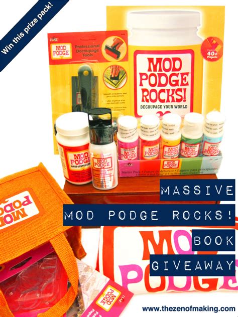 Winner Massive Mod Podge Rocks Book Review And Giveaway Red Handled