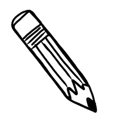 Download High Quality Pencil Clipart Black And White Doodle Transparent