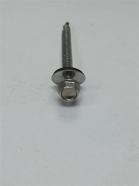 Inox Stainless Steel Hex Head Self Drilling Screws With Epdm Washers At