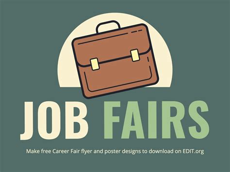 Create A Job Fair Flyer With Editable Templates