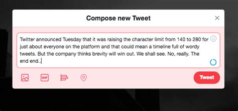 Twitter Rolls Out 280 Character Limit With Confidence That Brevity Will