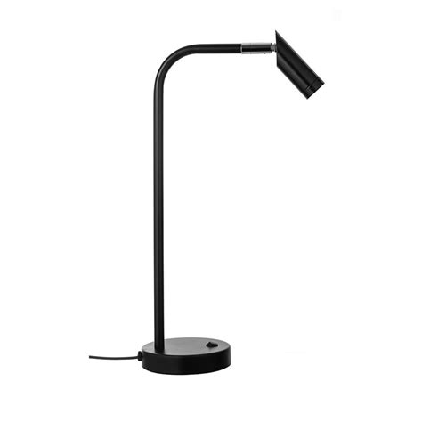 Black Led Desk Lamp With Adjustable Head Rands Robertson