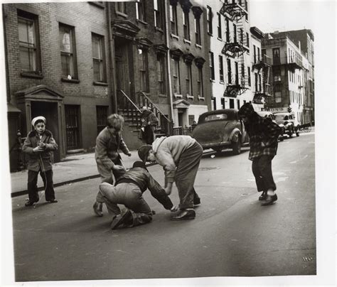Playing In The Street 1940s Photos Black And White Photography Street Scenes