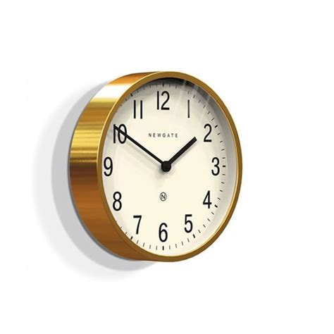 Trouva Master Edwards Small Radial Brass Effect Wall Clock