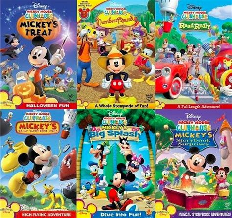 Mickey Mouse Clubhouse Dvd Set Disney All Kids Series Tv Donald