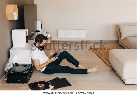 Young Hipster Man Beard Sitting On Stock Photo 1729626550 Shutterstock