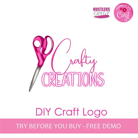 CRAFTER LOGO Diy Premade Design Logotipo de artista | Etsy