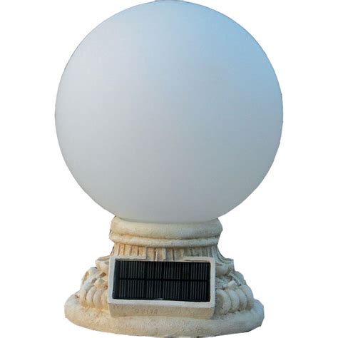 Homebrite Solar 9 Light Solar White Outdoor Led Globe