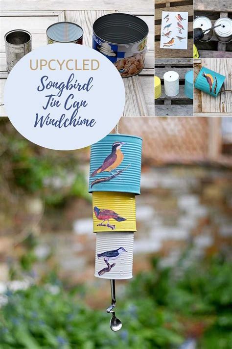 All you need are some old tin cans and these free songbird print outs