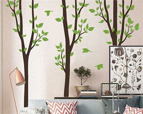 Wall Decal Large Tree Wall Decal Living Room Wall Decals Etsy Tree