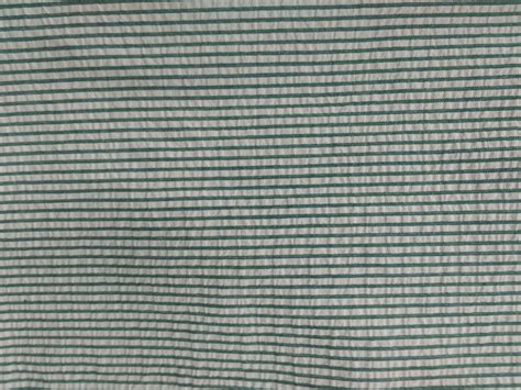 Green And White Striped Fabric Texture Picture Free Photograph