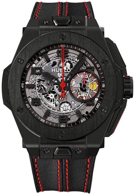 During basel world 2012, hublot made a very limited big bang ferrari edition that featured magic gold. Hublot Big Bang Ferrari Red Magic Carbon and the King Gold Carbon unveiled : Luxurylaunches
