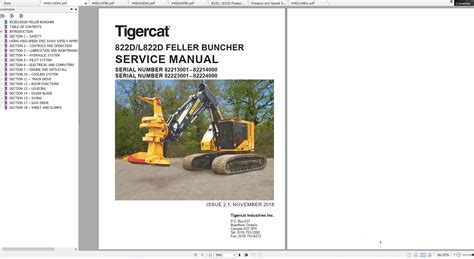 Tigercat D L D Feller Buncher Operator