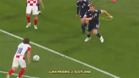 Luka Modric Goal Against Scotland Youtube