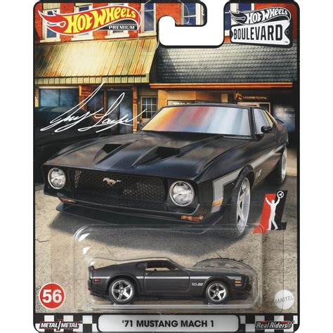 Mattel Hot Wheels Premium Boulevard Cars 71 Mustang Mach 1 Gjt68