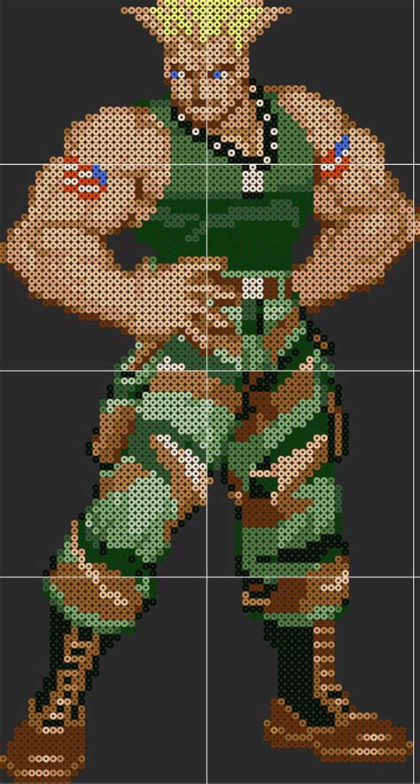 Guile Mvc2 Sprite Pattern Template By D1a13lo On Deviantart In 2021