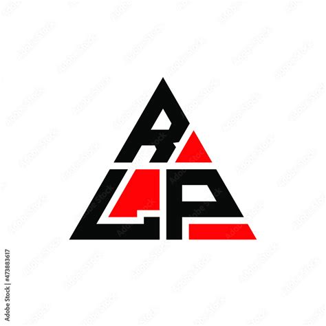 Rlp Triangle Letter Logo Design With Triangle Shape Rlp Triangle Logo