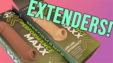 sex toy review calexotics performance maxx 7 silicone penis extenders youtube