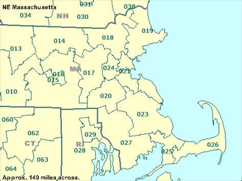 Massachusetts Zip Code Map Pdf United States Map