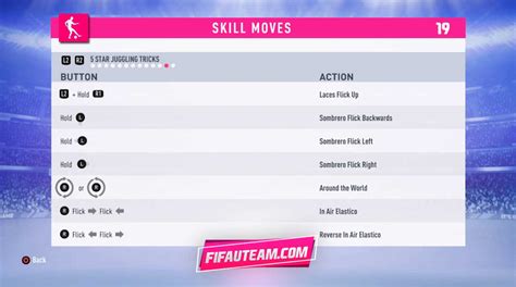 The skill levels up by itself. FIFA 19 Skill Moves Guide - New & Updated Skill Moves