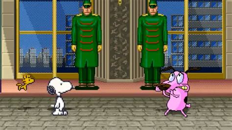 Mugen Battle Showcase Snoopy Vs Courage The Cowardly Dog Youtube