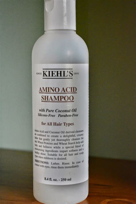 A creamy lather that gently, yet thoroughly cleanses hair. Apolline Beauté: KIEHL'S AMINO ACID SHAMPOO