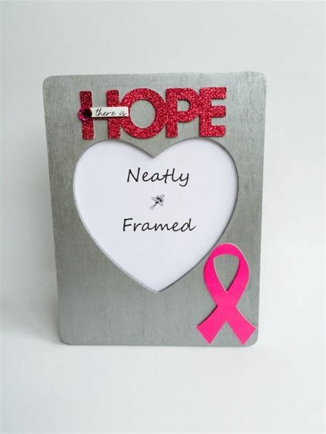 Items Similar To Breast Cancer Awareness Frame Pink Ribbon Art Home