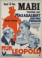 Mein Leopold (1931) Dutch movie poster