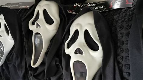Scream Ghostface Mask Haul Fearsome Faces And Fantastic Faces Youtube