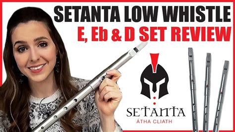 setanta low whistles review d e eb sound samples youtube