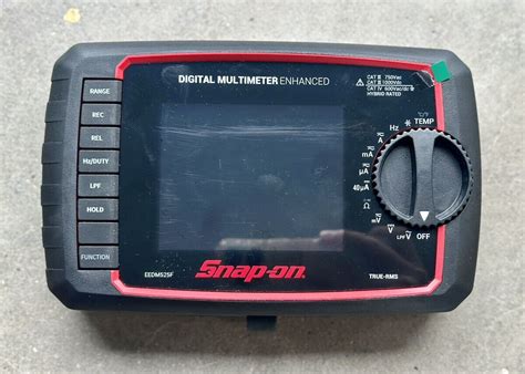 Snap On Eedm525f Enhanced True Rms Handheld Digital Multi Meter