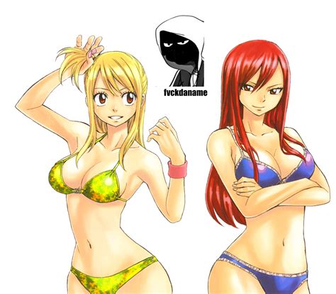 Erza And Lucy Render By Fvckfdaname On Deviantart