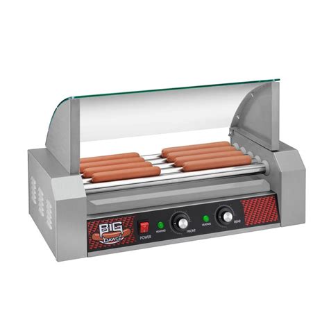 Big Dawg Commercial Five Roller Hot Dog Machine With Cover Walmart